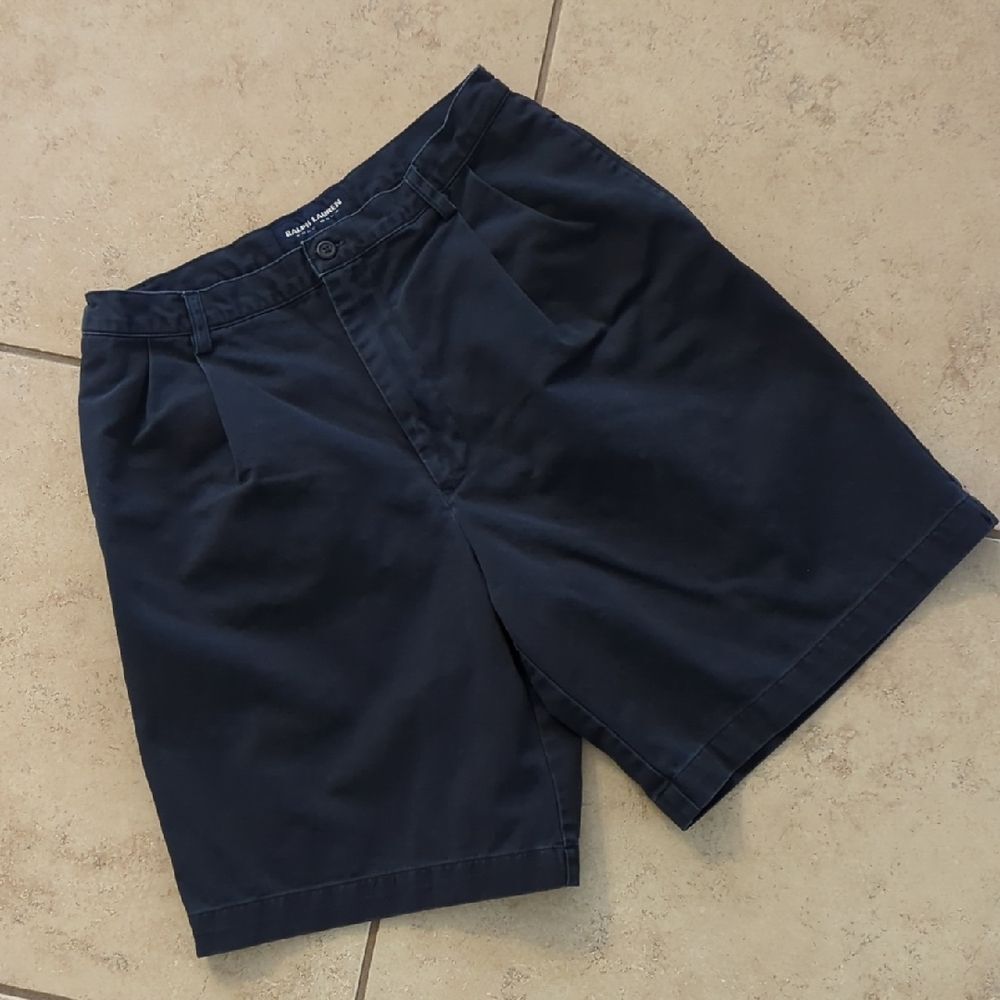 VTG Ralph Lauren Polo Golf Navy Blue Shorts - Size 8